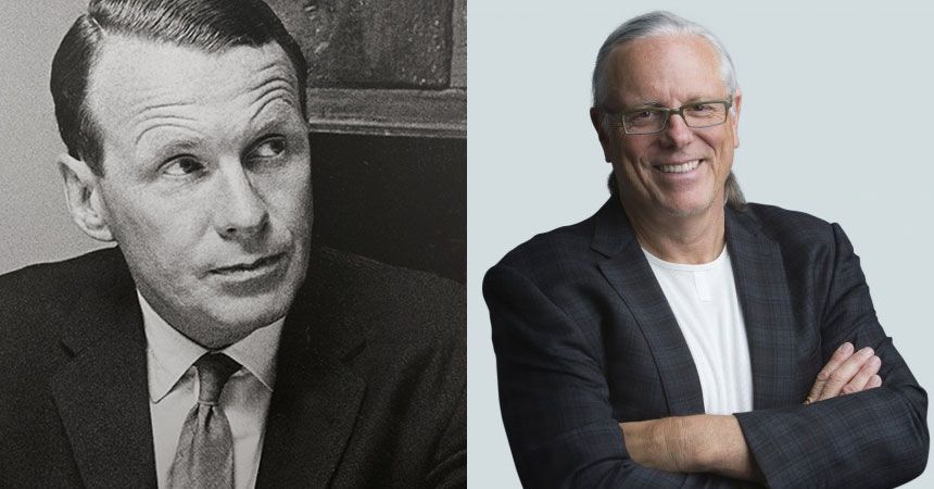 David Ogilvy and Jeff Goodby, Founders of the legendary agencies that bear their names.